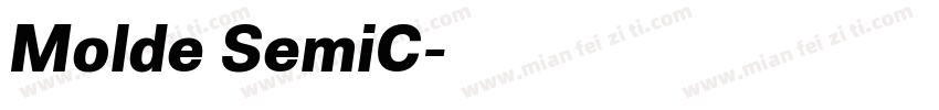Molde SemiC字体转换